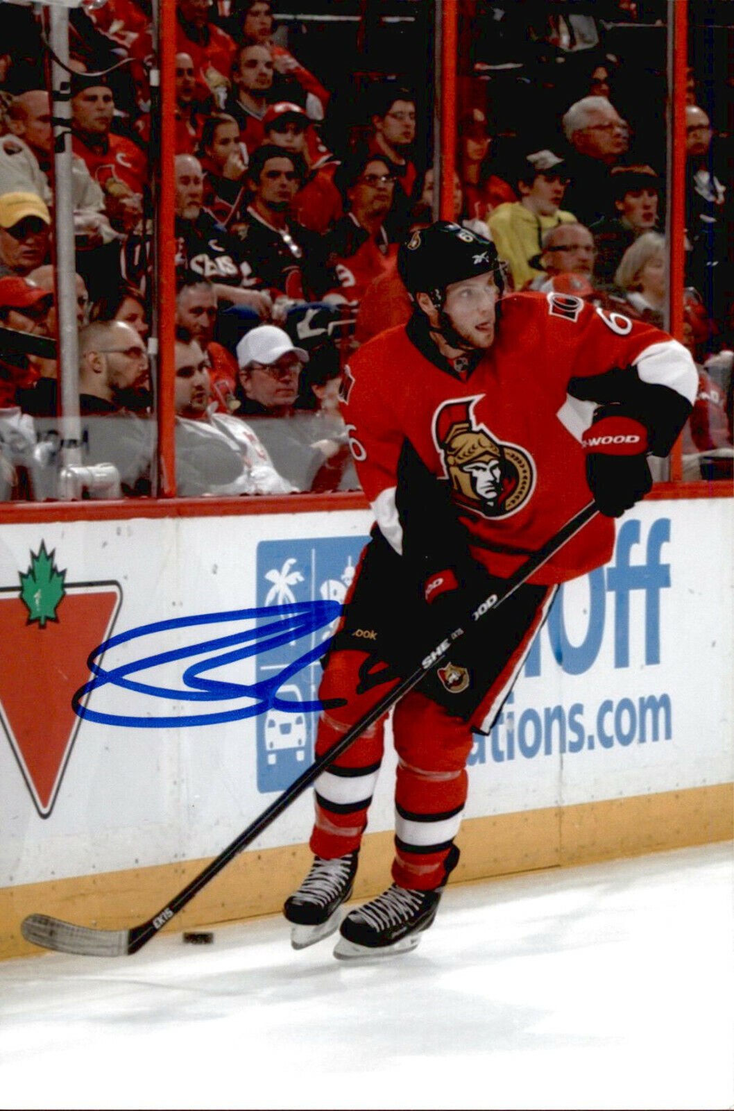 Bobby Ryan SIGNED autorgraphed 4x6 Photo Poster painting OTTAWA SENATORS #6