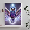 Diamond Painting -DIY Round Drill Owl