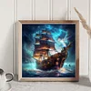 Sea Boat - 11CT Stamped Cross Stitch 40*40cm