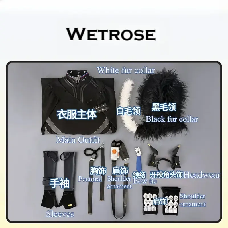 [Wetrose] Pre-Order Zenless Zone Zero ZZZ Sunbringer Void Hunter Uniform Game Outfit Cosplay Costume 