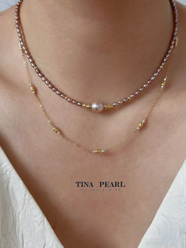 ●TATIANA● Silver 925 Ribbon Tie Pearl Necklace NZ2173 5005 Designer fashion, Seoul-fully created | W Concept