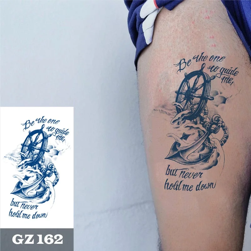 Semi-Permanent Temporary Tattoo Sticker for Men Boys Long-Lasting 1-2 Weeks Waterproof & Realistic Body Arrow Tattoo Stickers