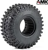 AMK 4pcs RC Tires 2.2inch RC Rubber Tyre Set Wheel Tires for 1/10 RC Crawler TRX4 Axial SCX10 III AXI03007 D90 TF2 MST Tamiya Redcat Gen 8 Gen 7 Tires