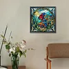 Diamond Painting-DIY Full Round Drill Stained Glass Art Fish