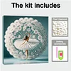 (Pre-Framed)Ballet Girl-Special Shape Diamond Painting Kit(30x30cm)