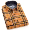 100% Cotton Brushed Plaid Shirt