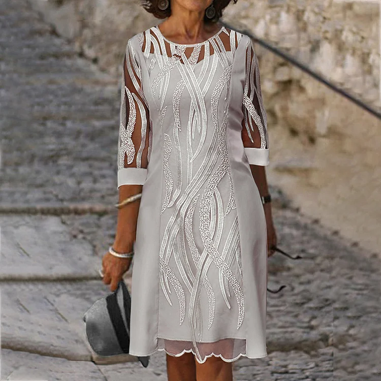 Women's Shift Dress Knee Length Dress