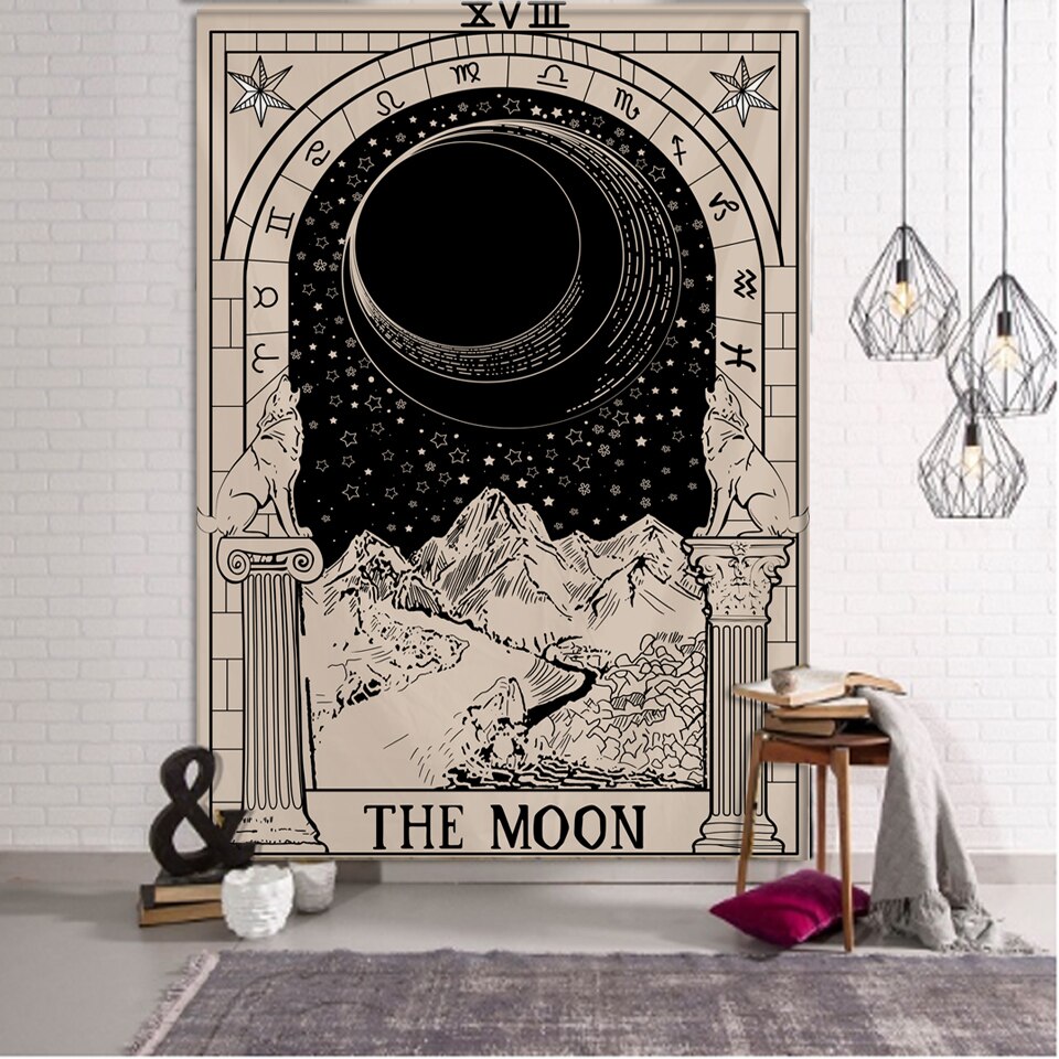 

Wall Tapestry - Tarot Flower Butterfly-150*130cm, 501 Original