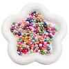 Flashing 3-8mm ABS Nonporous Pearls Colorful DIY Accessories