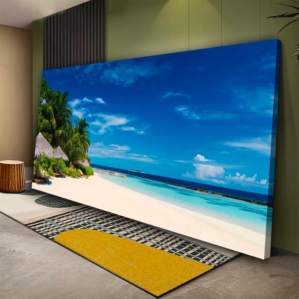 Beautiful Beach Landscape Canvas Wall Art