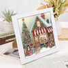 5D DIY Partial Special Shaped Drill Diamond Painting Xmas Cottage Art19.2x19.2cm