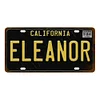 &Eacute;L&Eacute;ANOR - Enseigne M&eacute;tallique de permis de voiture(30*15cm)
