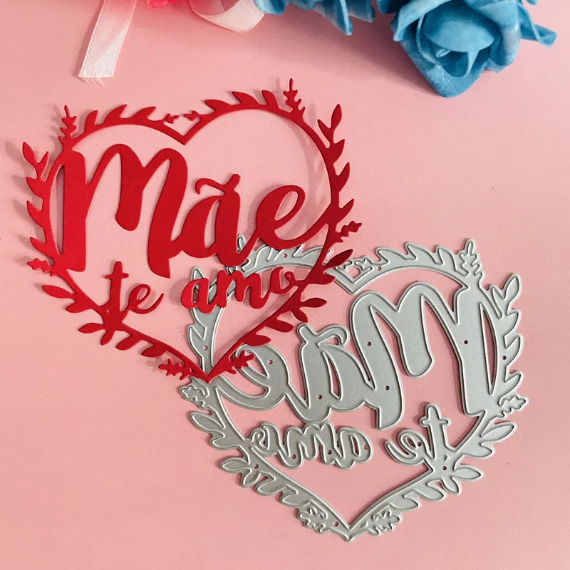 Nigikala mae te amo decoration die Metal Cutting Dies DIY Scrapbook Paper Cards Embossing Craft Die Cut handmade craft