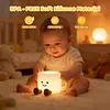 Coffee Cup Night Light Rechargeable 7 Color Changing Dimmable Warm Light with Timer Touch Control Bedside Lamp for Nursery Bedroom Gift