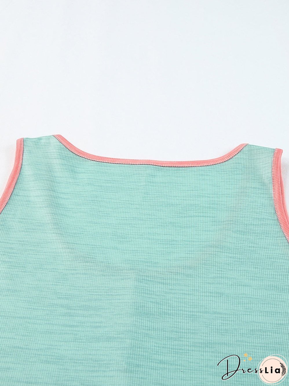 Leopard Print Button Detail Sleeveless Tank Top