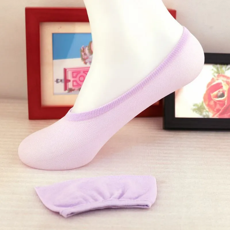 Sock Slippers Women Summer Breathable Invisible Transparent Deodorant High Elasticity Womens Socks Solid Simple All-match Trendy