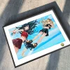 A3 & 4K Size Swimsuit Ishtar & Ereshkigal Decorative Painting - Fate/Grand Order Decoration Painting - HuangGua Studio