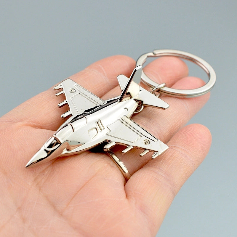 Elegant Minimalist Airplane Zinc Alloy Unisex Women’s Keychain