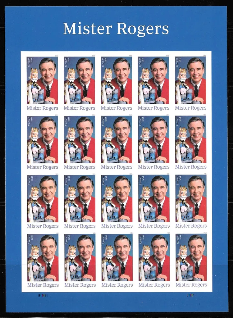 USA 2026 Mister Rogers Sheet of 20 Forever Stamps