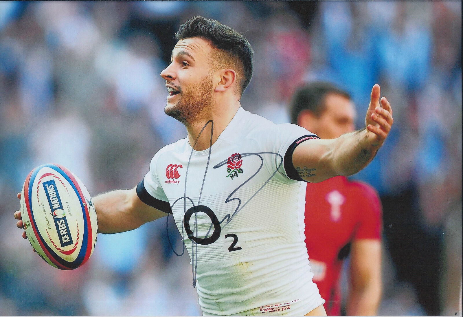 Danny CARE Signed Autograph 12x8 Photo Poster painting AFTAL COA RUGBY Union England Twickenham