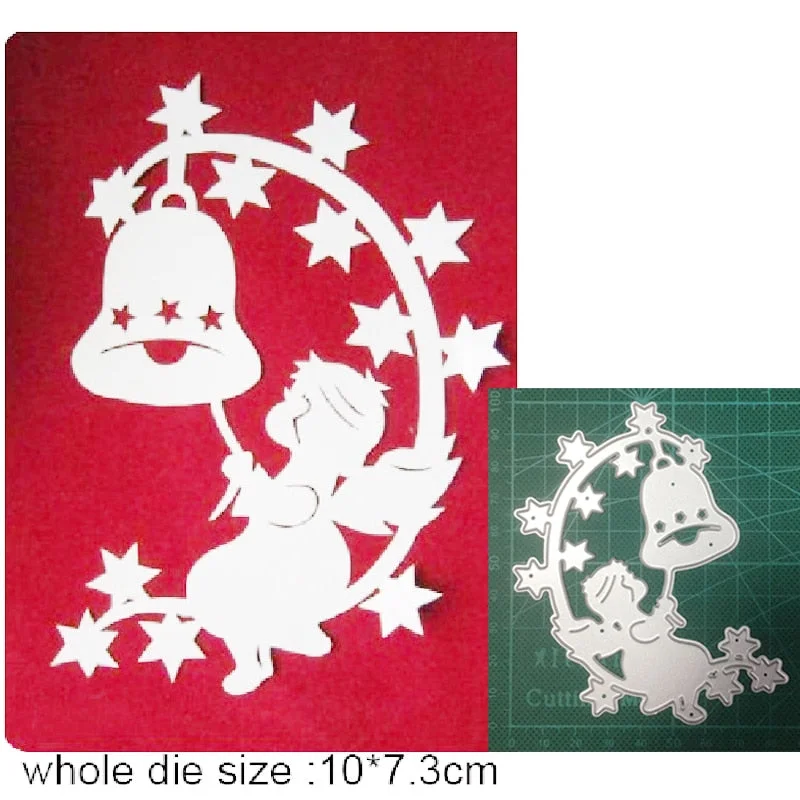 Craft Dies Metal Cutting Dies Cut Die Christmas Elves Angel Scrapbooking Dies Craft Paper Knife Mould Blade Punch Steencils Dies