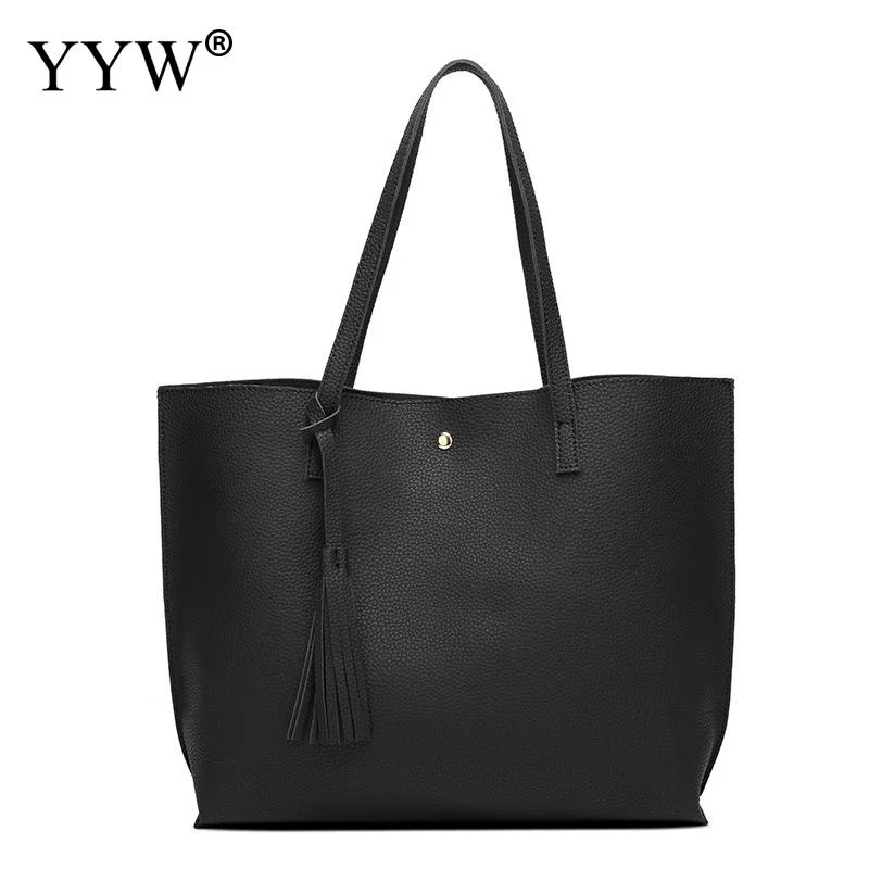 Pongl Tassels Shoulder Bag Large Capacity Tot Bags Women Reticule Shoulder Travel Bag For Ladies Traveling Crossbody Bags Bolsa