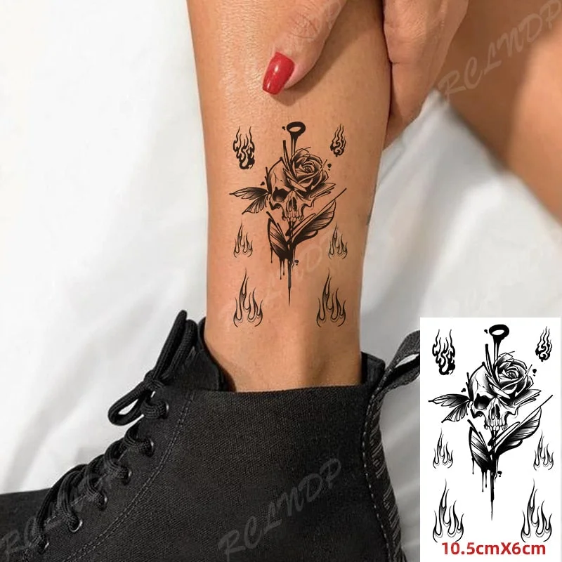 Waterproof Temporary Tattoos Sticker letters Love tatoo heartbeat wave Water Transfer Flash fake tattoo for girl women 10.56cm