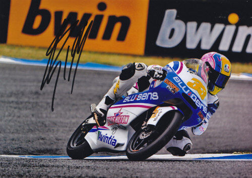 Sergio Gadea Aprilia 125cc Signed Photo Poster painting 5x7 2011 2.