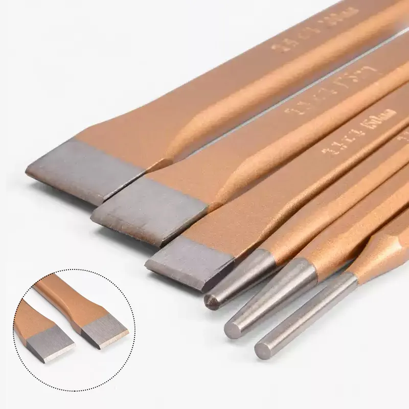 Saker 6-Piece Heavy Duty Cold Chisels Set