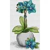 Orchid - 14CT Stamped Cross Stitch 22*36cm/8.66*14.17in