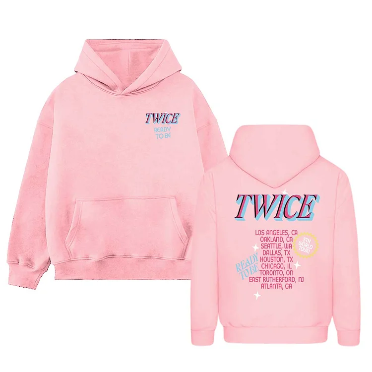 Custom Twice 5Th World Tour Ready To Be Sweatshirt 2023 Hoodie Jihyo T-Shirt  - TeebyHumans