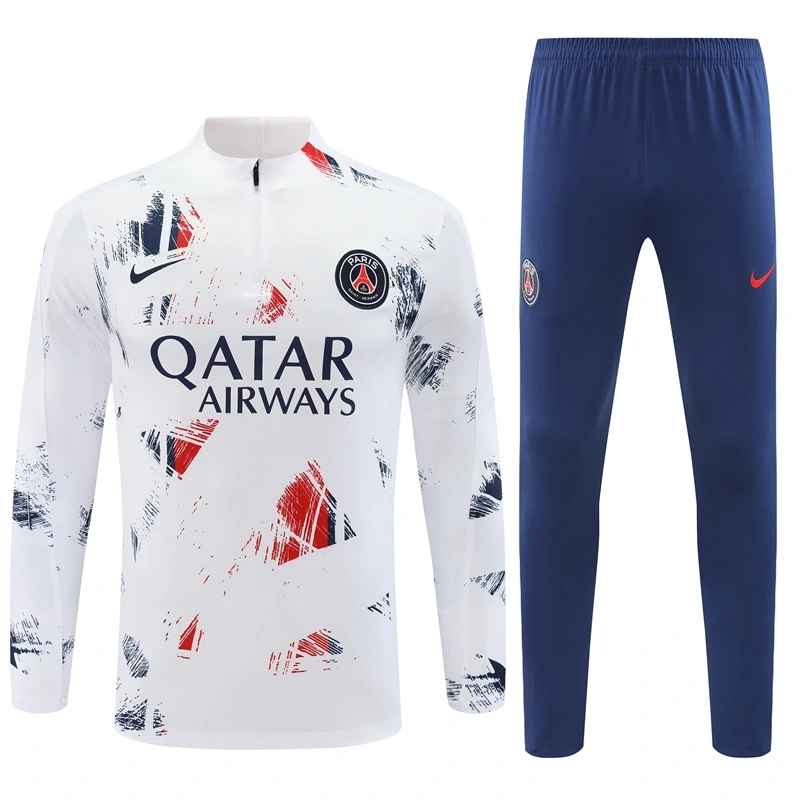 24/25 PSG White Camouflage Style Track Jacket