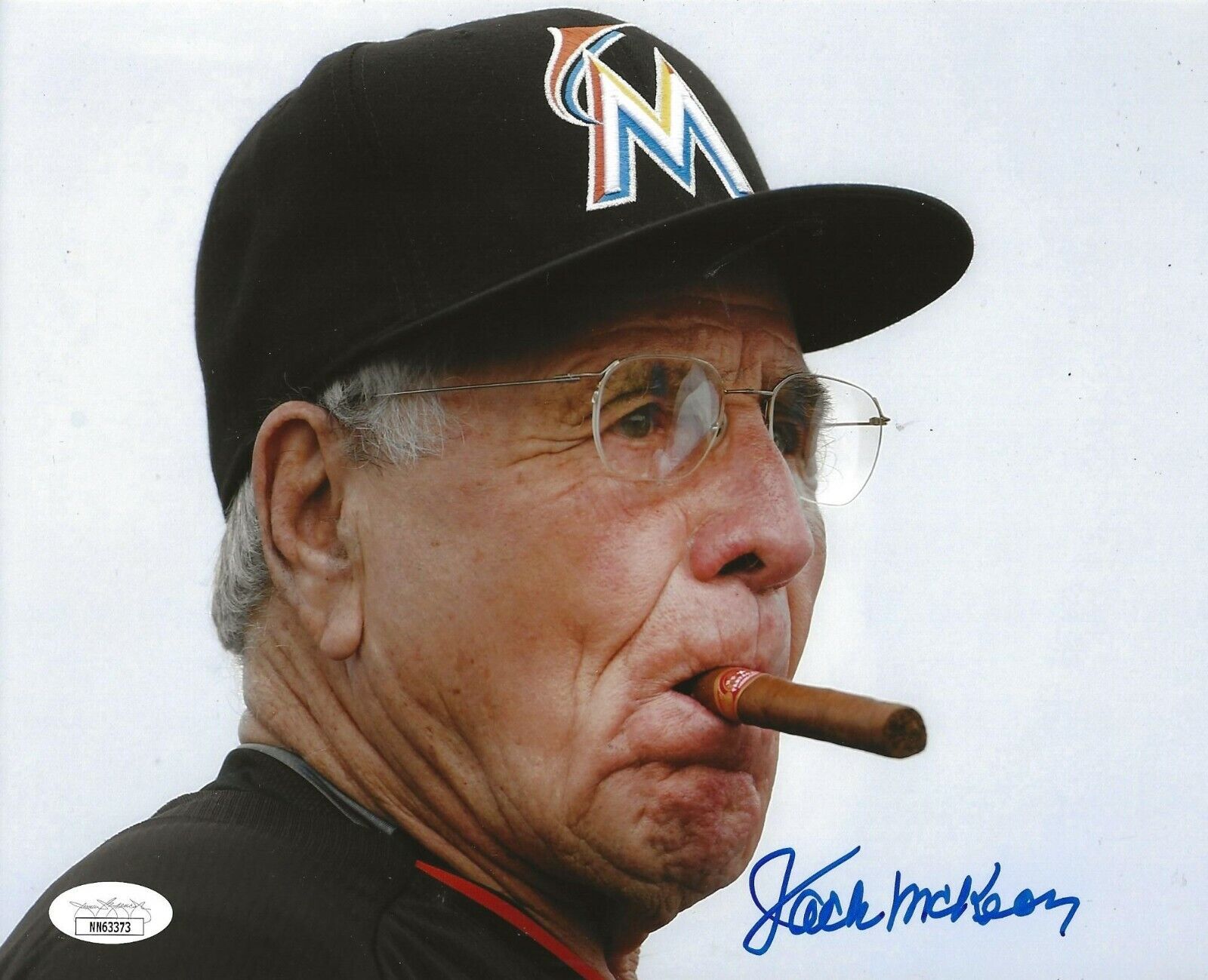 Jack McKeon signed Florida Marlins 8x10 Photo Poster painting autographed Miami 3 JSA