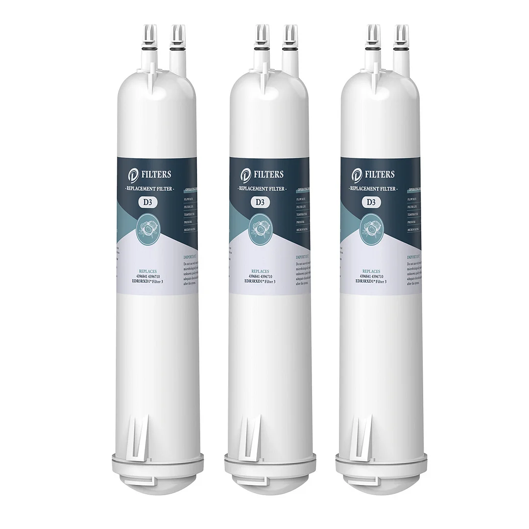 CoachFilters Compatible EDR3RXD1 Refrigerator Water Filter, 4396841, 4396710, 3Pack