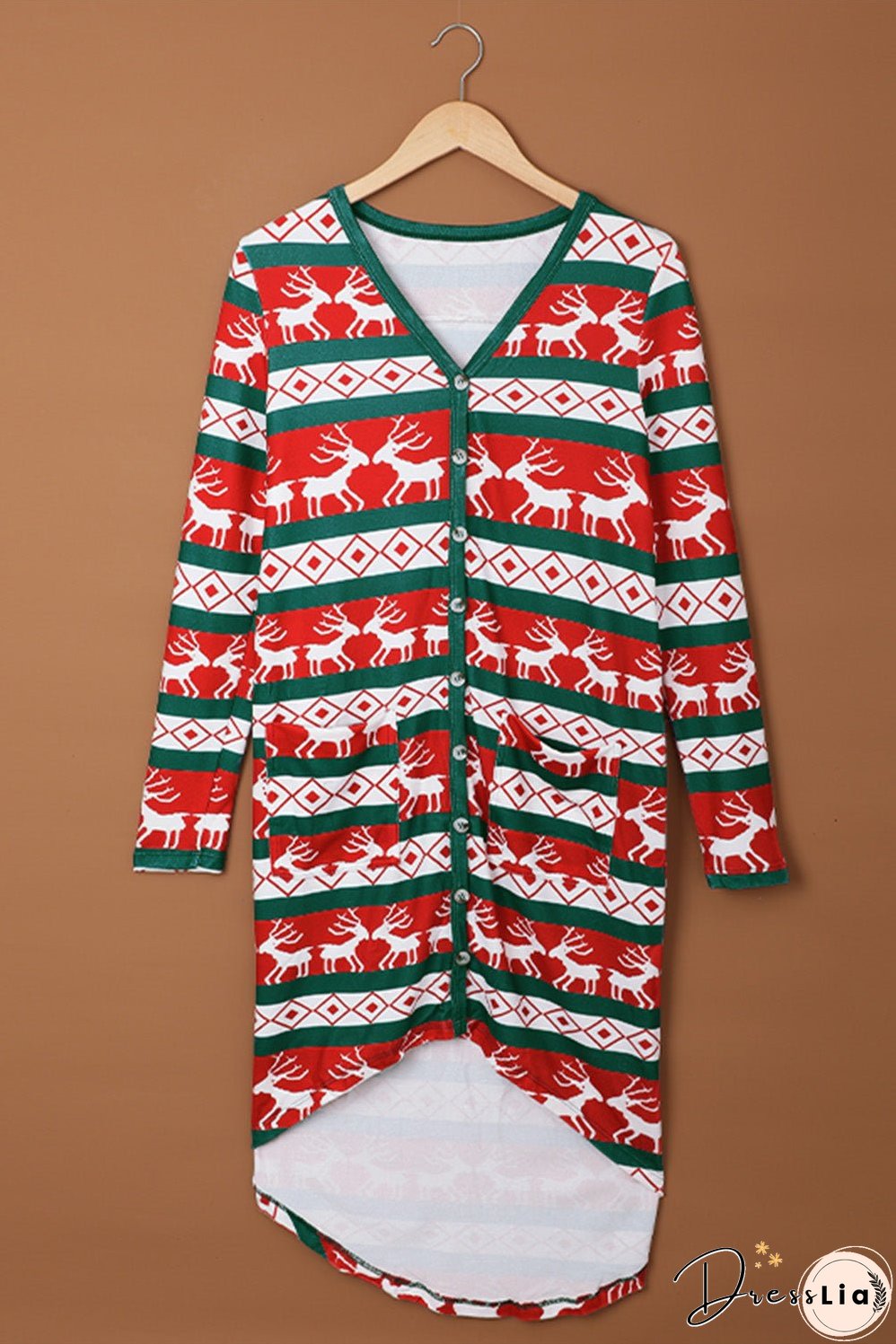 Christmas Long Cardigan
