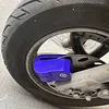 Bike Disc Brake Alarm 110dB Sound Anti Theft Wheel Disc Brake Lock Rustproof Waterproof Easy Operate for Motorbike Mountain Bikes Scooter (Blue)