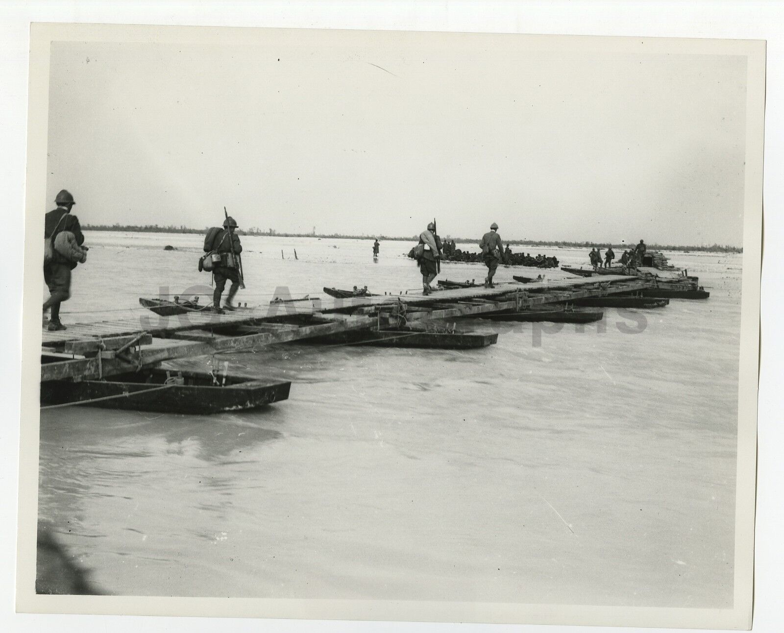 World War I - Vintage 8x10 Publication Photo Poster paintinggraph - Piave River