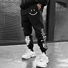 Fashion Smiley Print Casual Men's Sweatpants by Inlyline