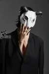Swallowtail Butterfly Men's And Women's Ram Full Face Punk Cosplay Mask Masquerade Halloween Look
