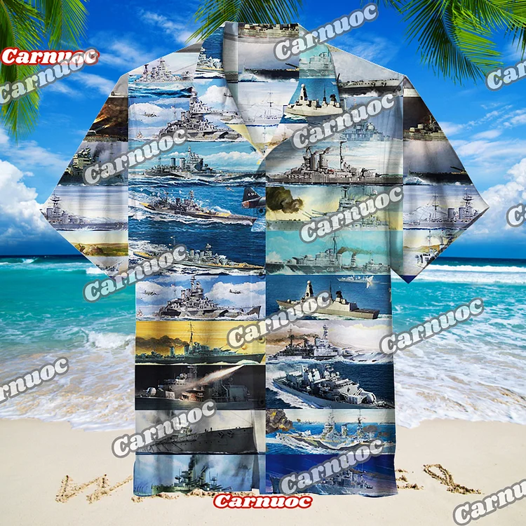 Naval Battleships Collection | Hawaiian Shirt