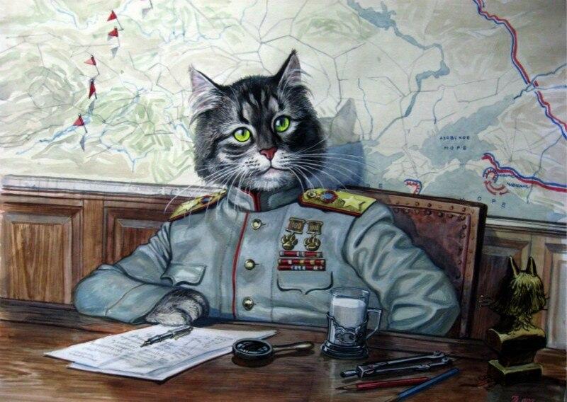 

Soviet Cat – Paint By Numbers - 40*50CM, 501 Original
