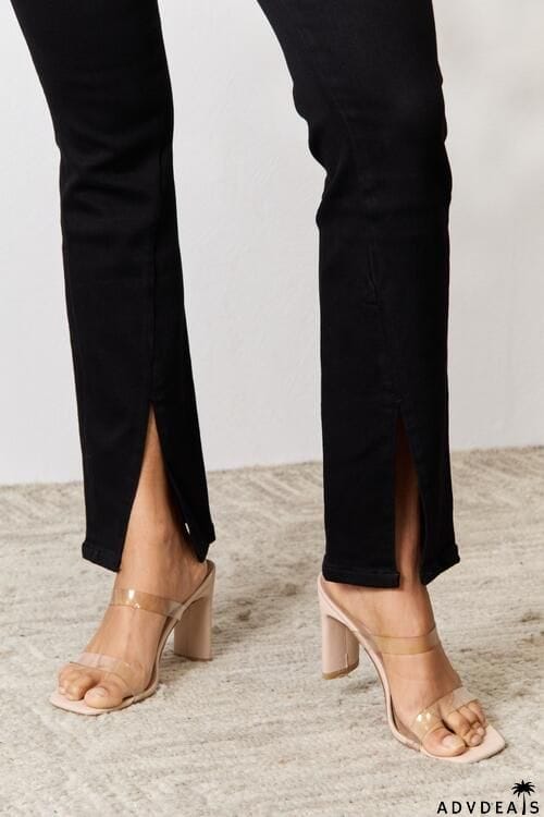 BAYEAS Slit Bootcut Jeans