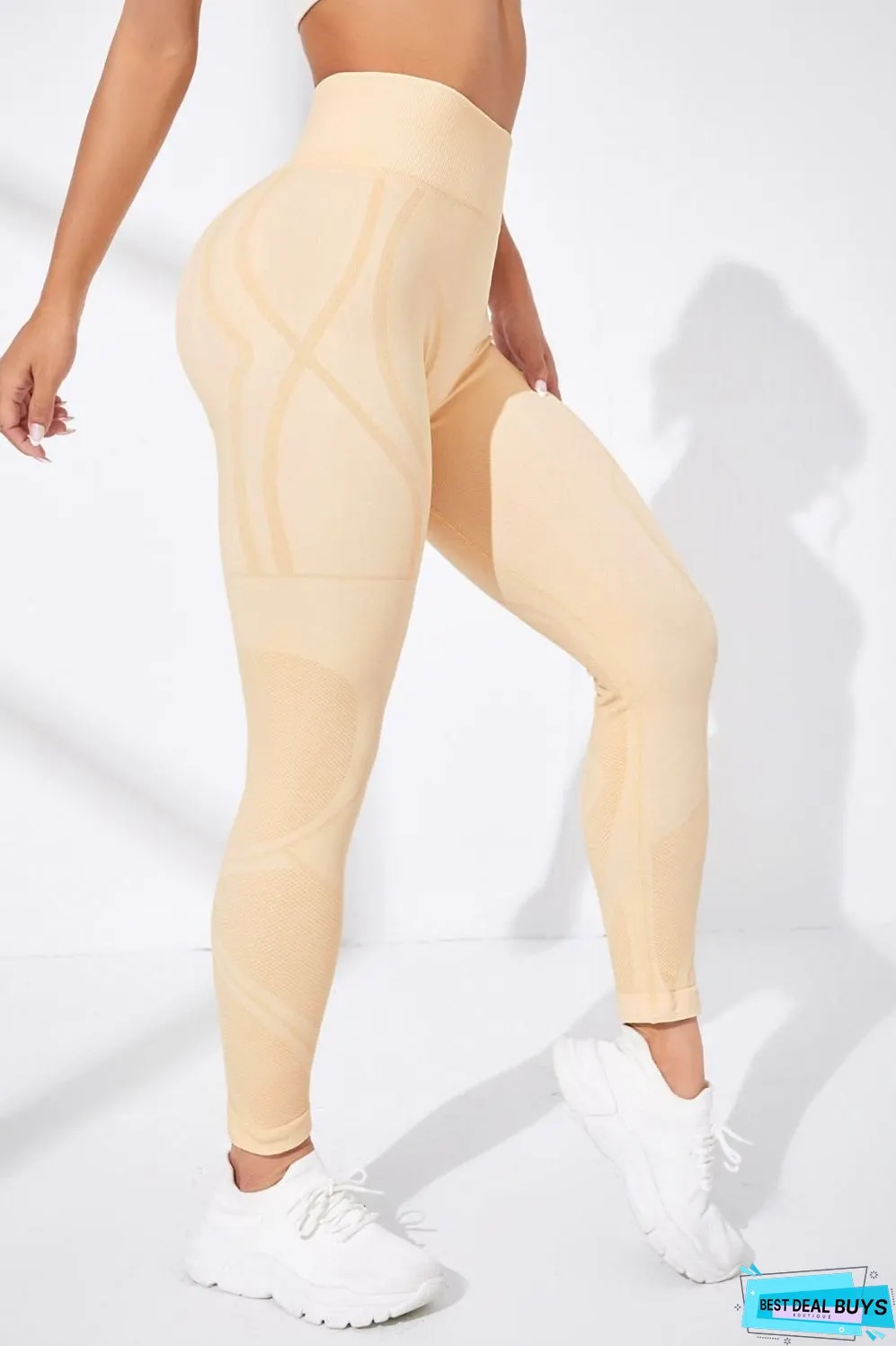 Wide Waistband Long Active Pants
