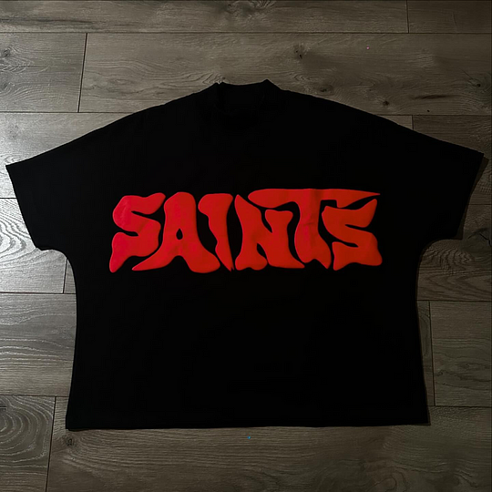 Sopula Saints Print Cotton Short Sleeve T-Shirt - SOPULA