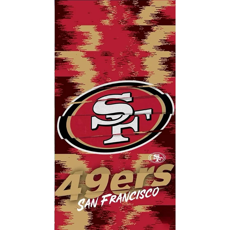 San Francisco 49Ers 30*55CM (Canvas) Full Round Drill Diamond Painting gbfke