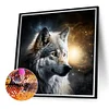 Diamond Painting-DIY Full Round Drill Wolf(40*40CM)