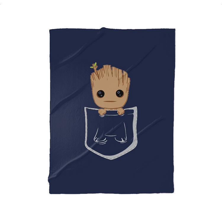 Groot fleece online blanket