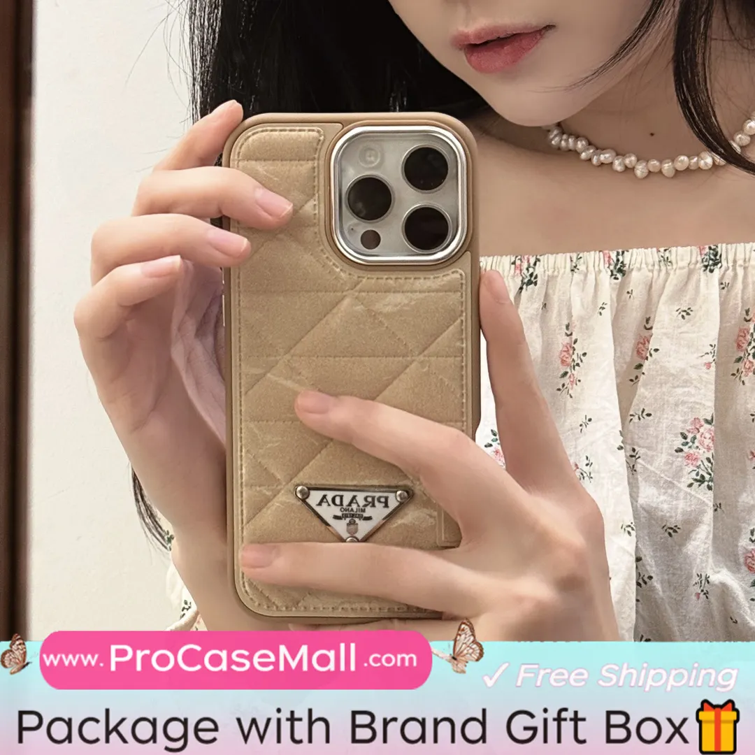 PRADA PREMIUM SNOW MOUNTAIN LEATHER APPLE IPHONE CASE