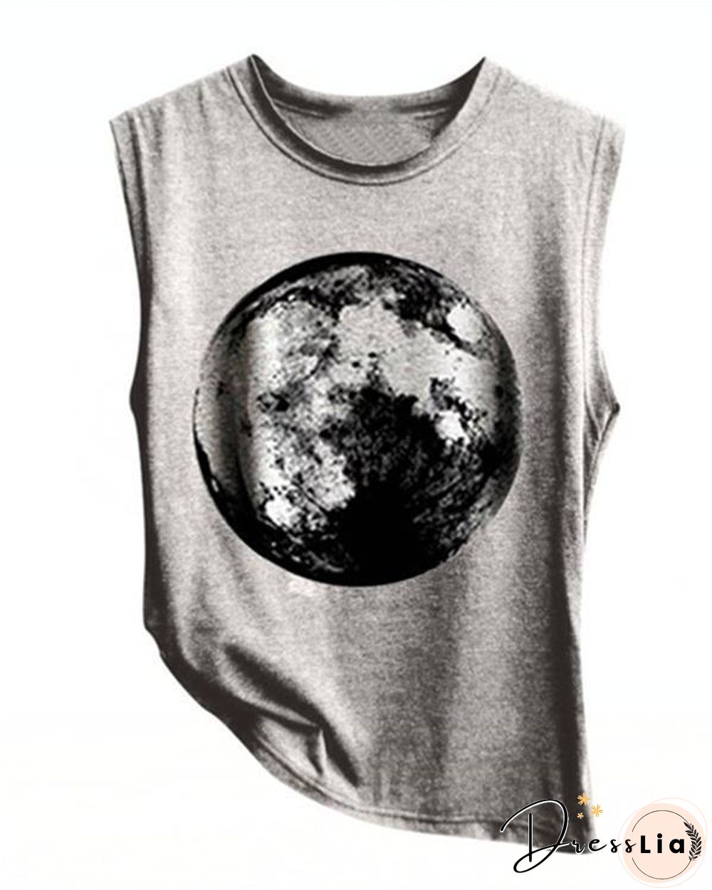 Summer Earth Printed Women Vest Shirt