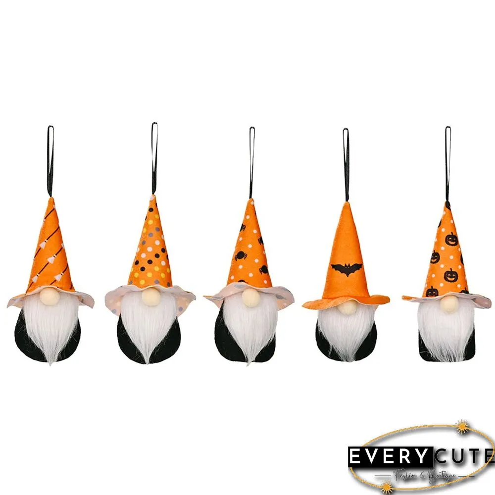 Plush Gnome Hanging Ornaments For Halloween Decoration